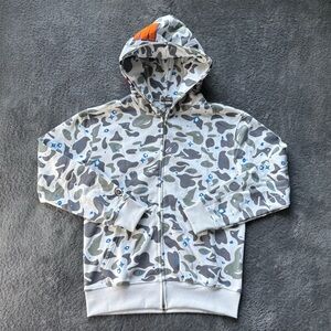 BAPE Space Camo Shark Full Zip Hoodie